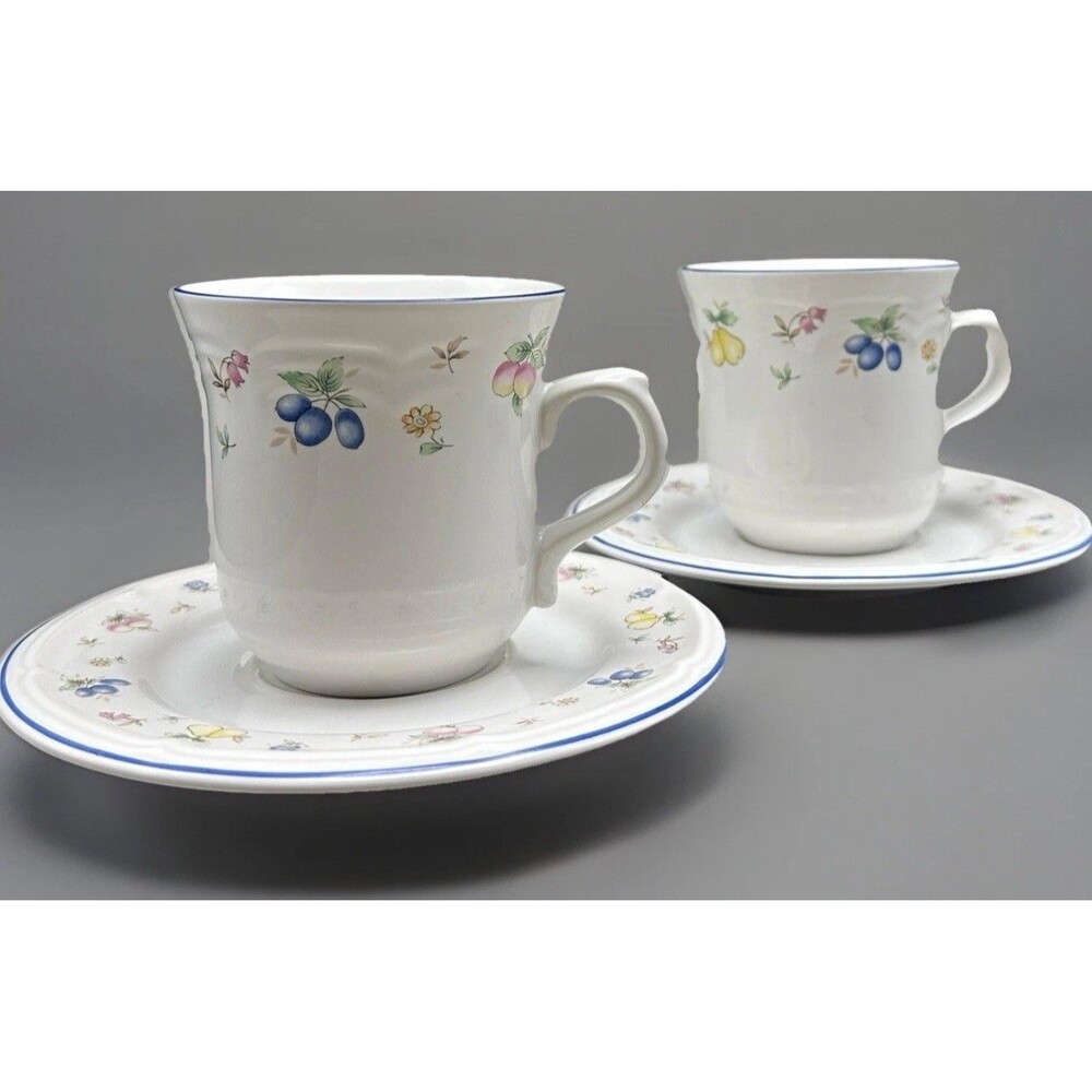 Vintage Gibson Picadelly Tea Coffee Cup  & Saucer Set Of 2 Vintage Discontinued